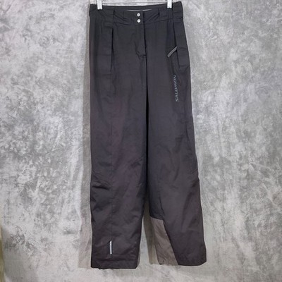 Salomon Double Insulated pants Mens Size approx. 27 /28x 30  Black Snowboard Ski