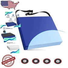 Firm Wheelchair Cushion Foam - Pressure Relief, Water-Resistant, Non-Slip