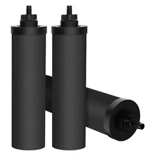Black Replacement Water Filter for Countertop Gravity Water Filter System 3-30Pk