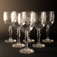 6 verres à liqueur cristal d'arques modèle dampierre 11 cm