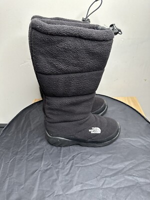 The North Face Heat Seeker Boots Womens Size Black Fleece 200 Gram  Insulation