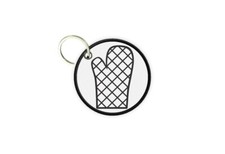 Keychain Round Printed Double-Sided Kitchen Handle