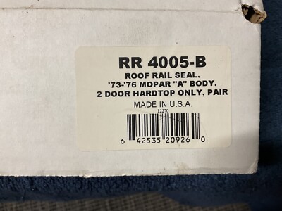 Dodge Dart Demon Plymouth Duster A Body Windshield Gasket Seal | eBay