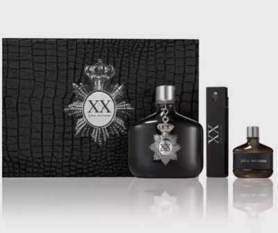 John Varvatos XX Heritage COLOGNE SET 3pc 4.2oz EDT+0.57 EDT SPR+JV 0.5 EDT (---