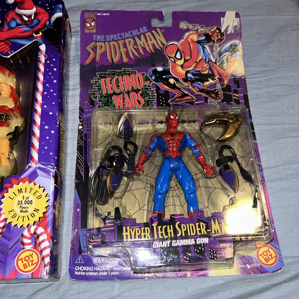 NUEVO 1997 MARVEL SPIDER-MAN MARY JANE VACACIONES ESPECIAL DE NAVIDAD E Hyper Tech Foto 3 de 4