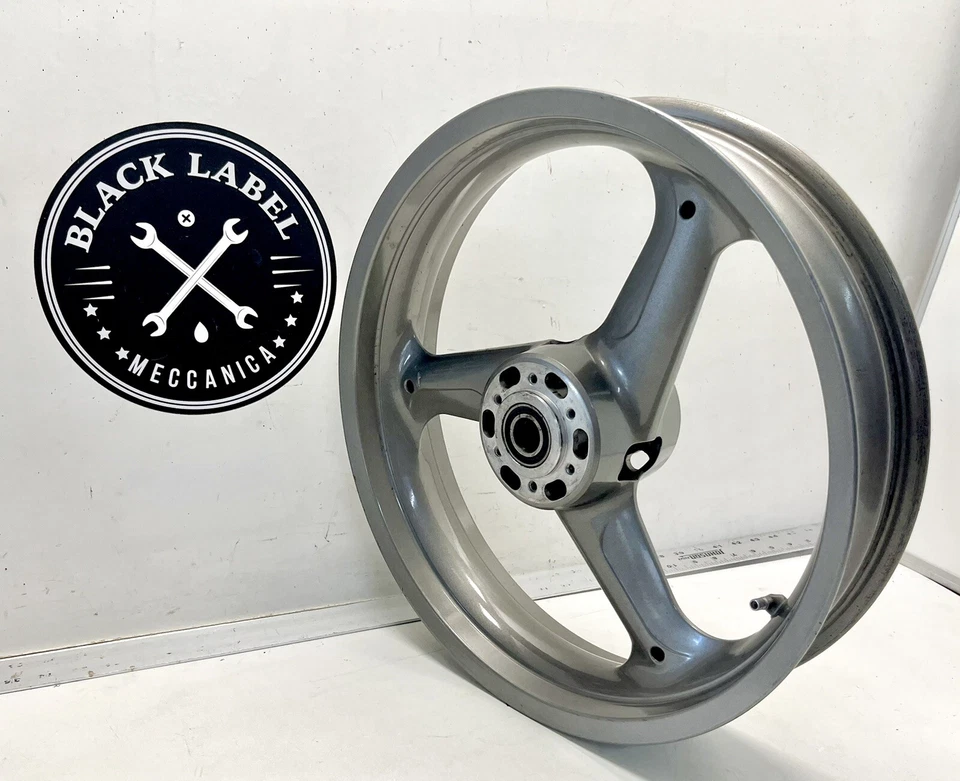 Ducati 748 916 996 ST4 ST2 3 Spoke Superbike Front Wheel Rim Silver Scratched - Image 2 of 4