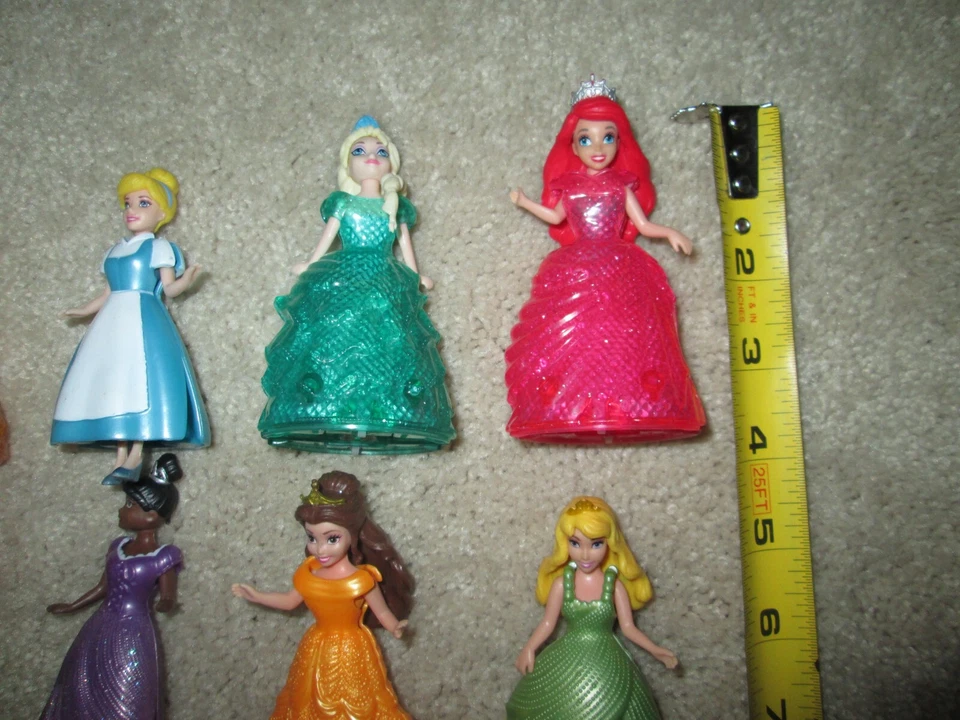 Lote de piezas de clips mágicos y planeador brillante de princesa Disney. Por favor, lea descripción. Foto 3 de 4