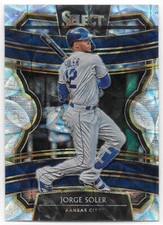 2020 Panini Select Jorge Soler Base Level Silver Scope #73 Kansas City Royals