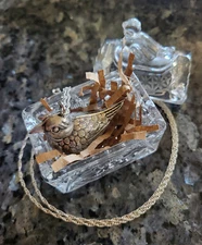 Vintage 1972 RM Trush Cazenovia Abroad Sterling Silver 3-D Bird Pendant Necklace