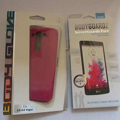 Body Glove Pink Satin Gel Case Impact Resistan LG G3 Vigor+