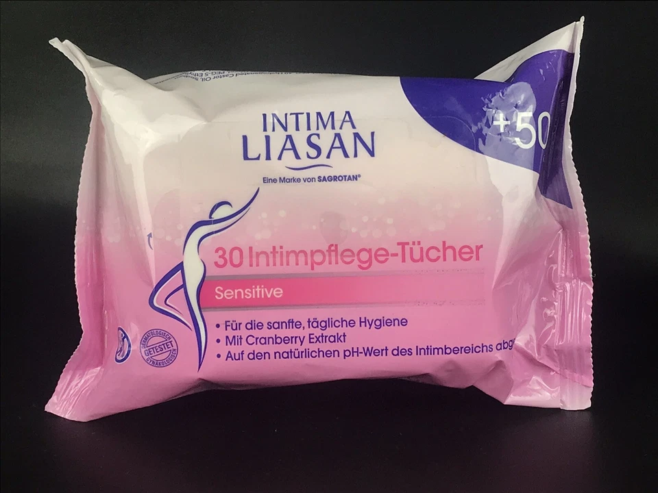 Sagrotan Intima Liasan Feuchttücher Sensitive Intimpflege Reinigung 30 Stück TOP