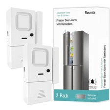 2pcs Adjustable Wireless Volume Window Door Alarm Sensor for Kids Home Safety