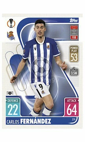 2021-22 Topps Match Attax UCL Carlos Fernandez #279