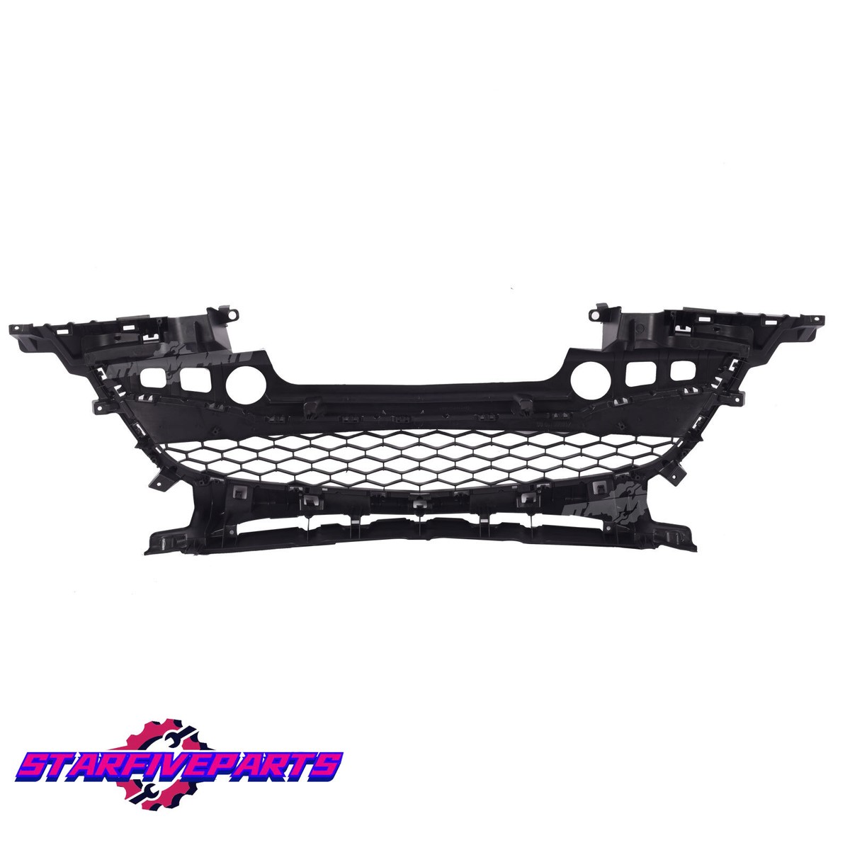 MM3-014DAパラレル Front Bumper Grille For 2012-2013 Mazda 3 Matte Black # MA1036116