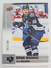 2019-20 Upper Deck CHL Star Rookie Isaac Belliveau #334 Exclusives xx/100