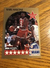 Karl Malone 1990-91 NBA Hoops Basketball #21 