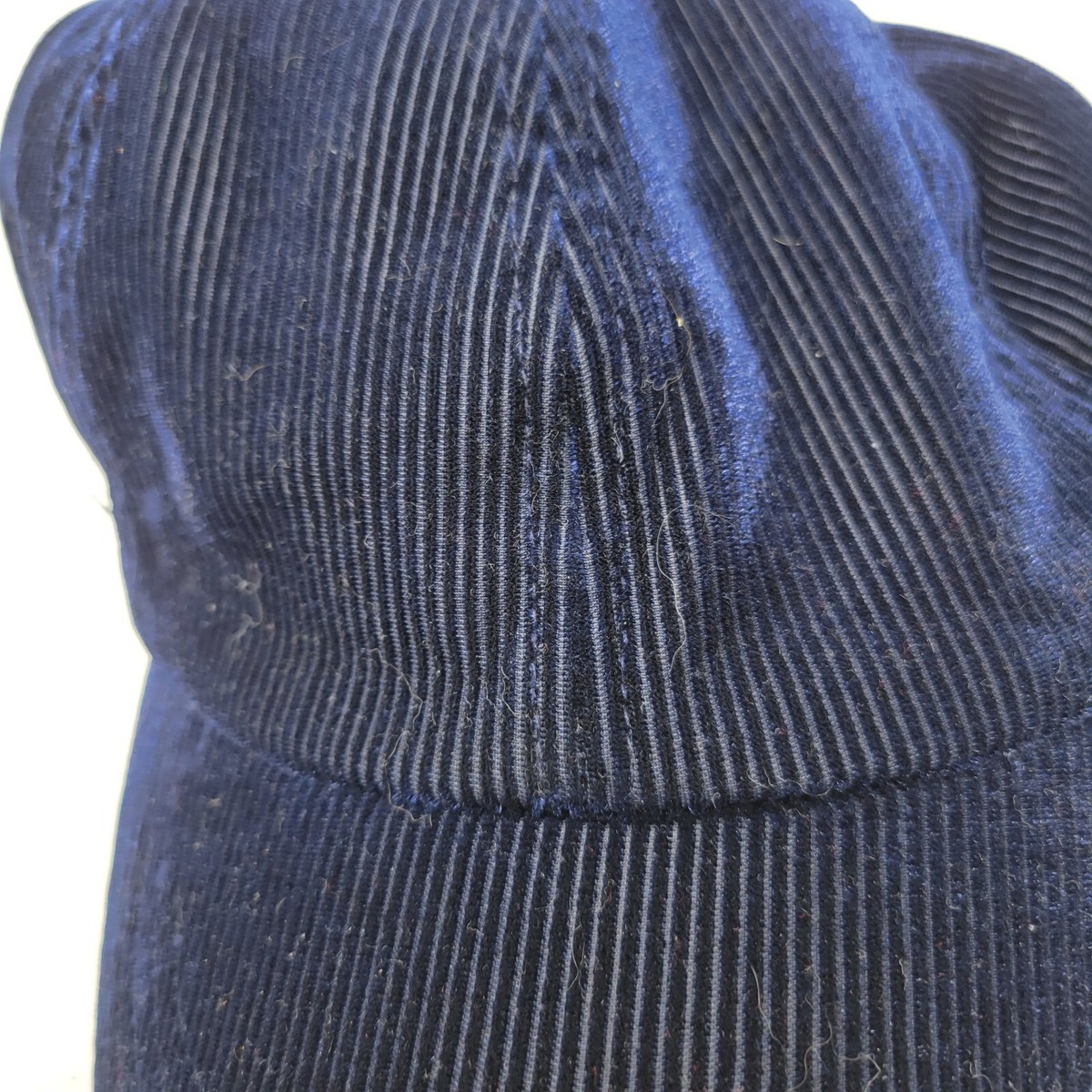 Shiny Corduroy Plain Hat Cap Blue Strapback B22D | eBay
