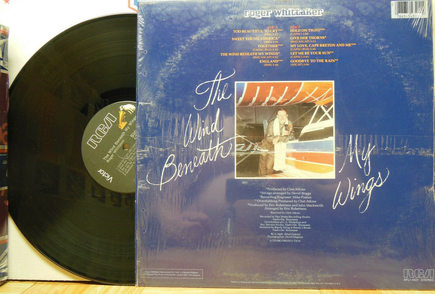 Roger Whittaker The Wind Beneath My Wings Records LP Vinyl EX IN SHRINK eBay