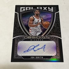 2020-21 Panini Obsidian Galaxy Ish Smith #GAL-ISH Auto Purple /75