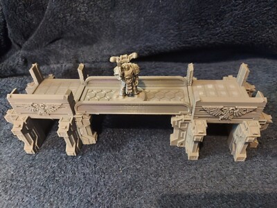 Sci-Fi Bunker Tower 28mm stapelbar für Wargaming Scenery 40k Warhammer