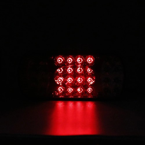 2x 12V LED Truck Trailer Tail Light Rear Stop Brake Light Lamp Indicator Caravan - Picture 12 of 15
