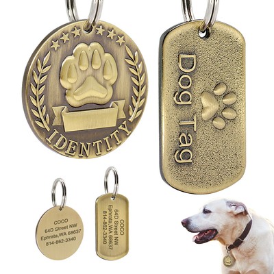 dog tag nameplate