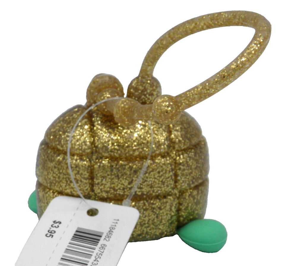 BATH & BODY WORKS Turtle Pocketbac Hand Sanitizer Gel Holder Gold