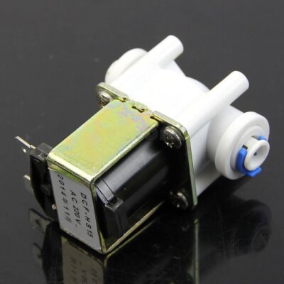 1/4" Plastic Push-In Quick Connect Solenoid Valve – 12V DC, Water Solenoid Valve 0.02-0.8Mpa-948017