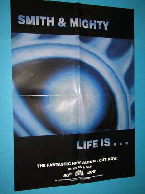 Smith & Mighty / Life Is... - LP, CD Promo Poster - 59 x 42 cm