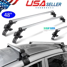 48" Car Silver Top Roof Rack Cross Bar Aluminum For Scion xB Base Wagon 4-Door
