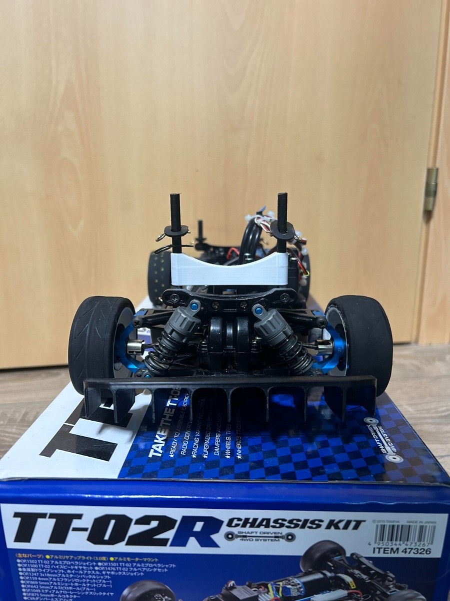 Tamiya TT-02R 1:10 RC Chassis Kit - 47326+AMG GT3 body+HOBBYWING