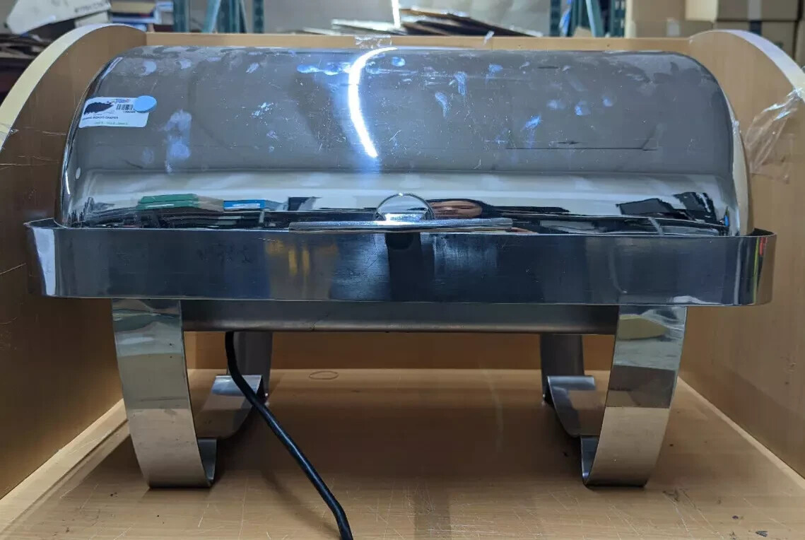 Spring EE. UU. Encimera Clásica Plato de Frotamiento Tapa Enrollable Rondo Chafer