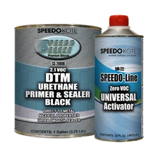 DTM 2.1 voc Black Urethane Primer & Sealer gallon kit, 4:1 mix, SS-2000B/SMR-222