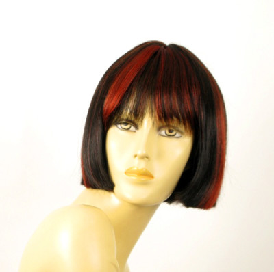 Perruque Courte Femme 100% Cheveux Naturels Châtain Ref ELISA 6 - Bonnet Classique Taille M - Neuf Avec étiquettes