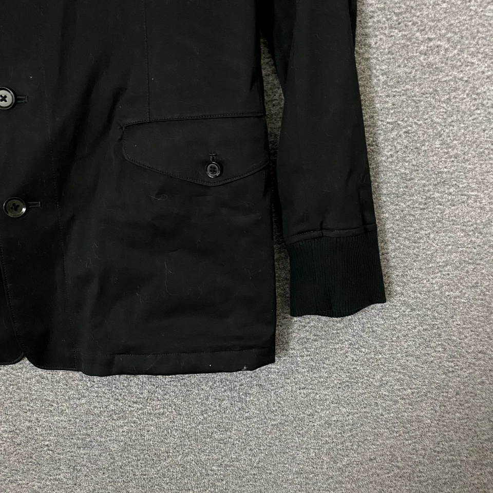 Chaqueta Y-3 Johji Yahamoto Adidas Para Mujer Talla Mediana Negra Abotonada Manga Larga Foto 3 de 4