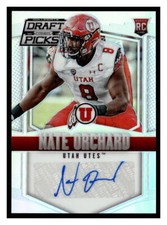 NATE ORCHARD  2015 PRIZM DRAFT PICKS AUTOGRAPH UTAH