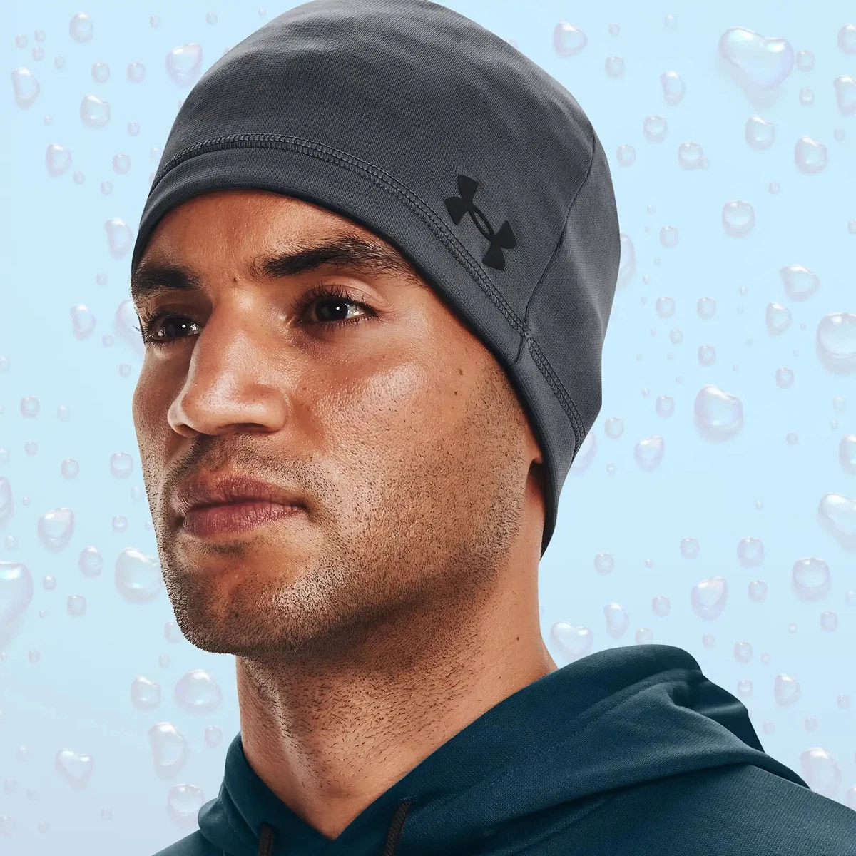 M Storm Beanie Pitch Gray/Steel/Halo Gray Beanie - Under Armour - Bonnet