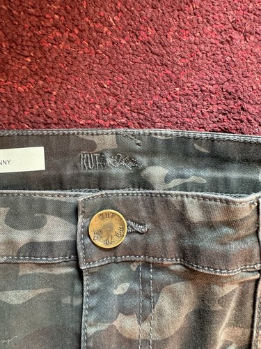 NWT KUT From The Kloth Women Camouflage Ankle Skinny Pants Sz 14 - Picture 5 of 13