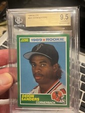1989 Score #246 Deion Sanders RC Prime Time💥BGS GEM Mint 9.5🔥