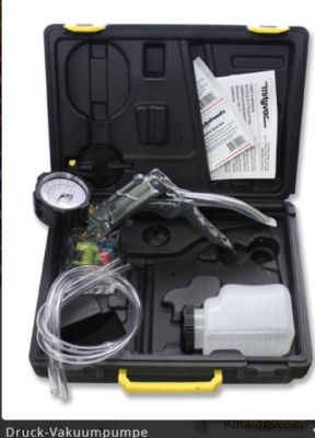 Hubitools Druck Vakuum pumpe Druckpumpe Bremsentlüfter Druckprüfer