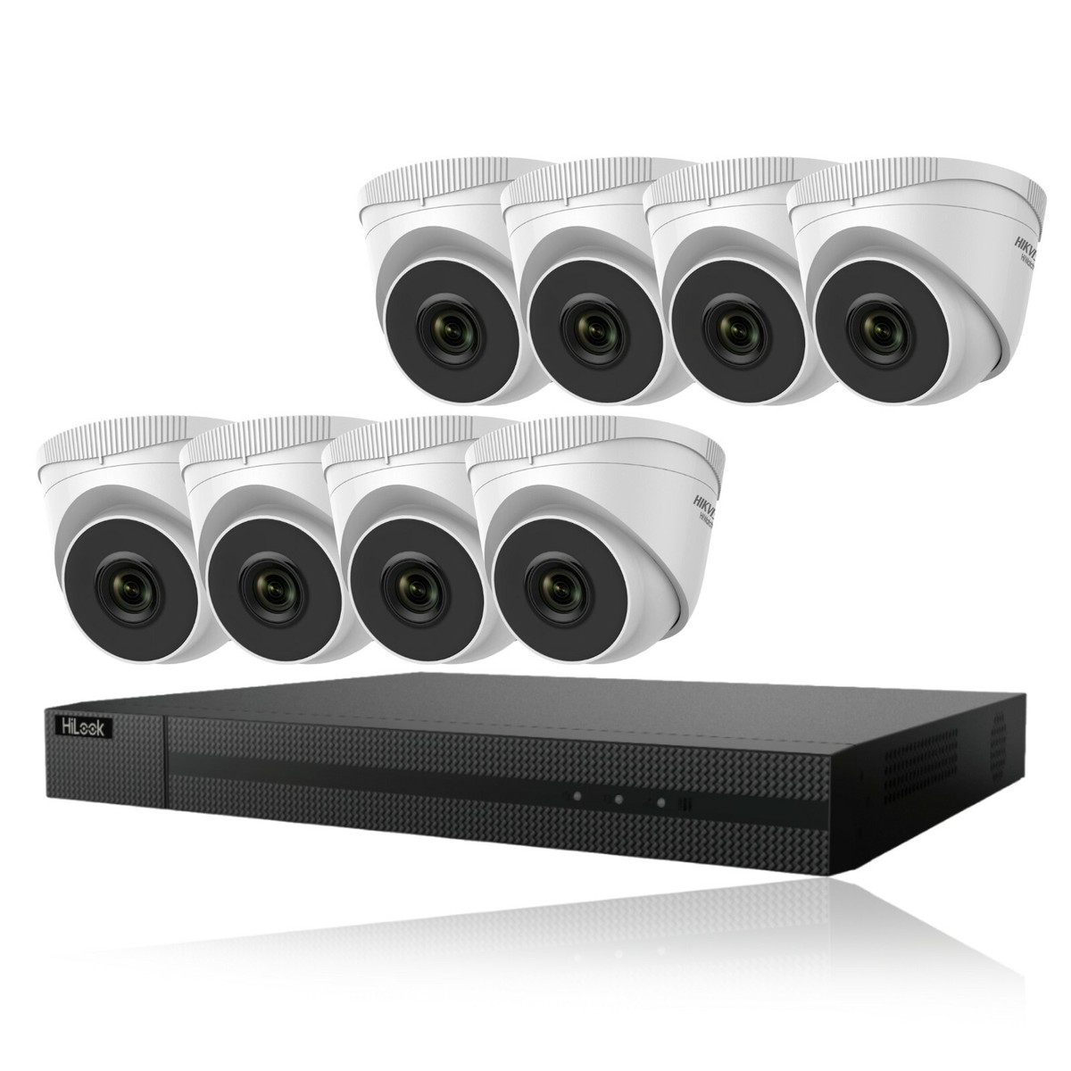 HiLook 5MP 4 X ColorVu PoE IP Security Camera System - View #6
