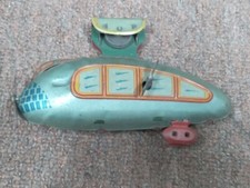Vintage Antique Toy Aircraft Collectible Airplane Model Display Decor
