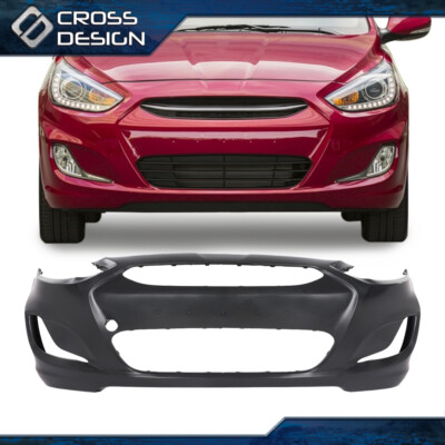 YellowSpeed Front Bumper Cover For 2014-2017 Hyundai Accent Sedan & Hatchback