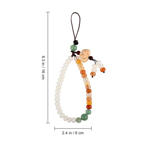 Handyriemen Dekoratives Telefon Lanyard Perlenbesetztes Telefonband - 第 2/11 張圖片