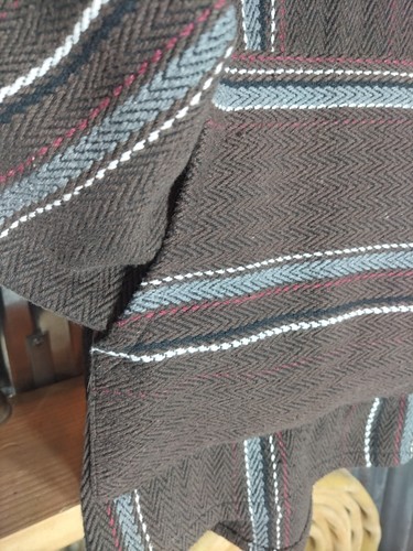 Original Senior Lopez Sweatshirt Adult Medium Striped Baja Hoodie Rug NICE! - Picture 5 of 11