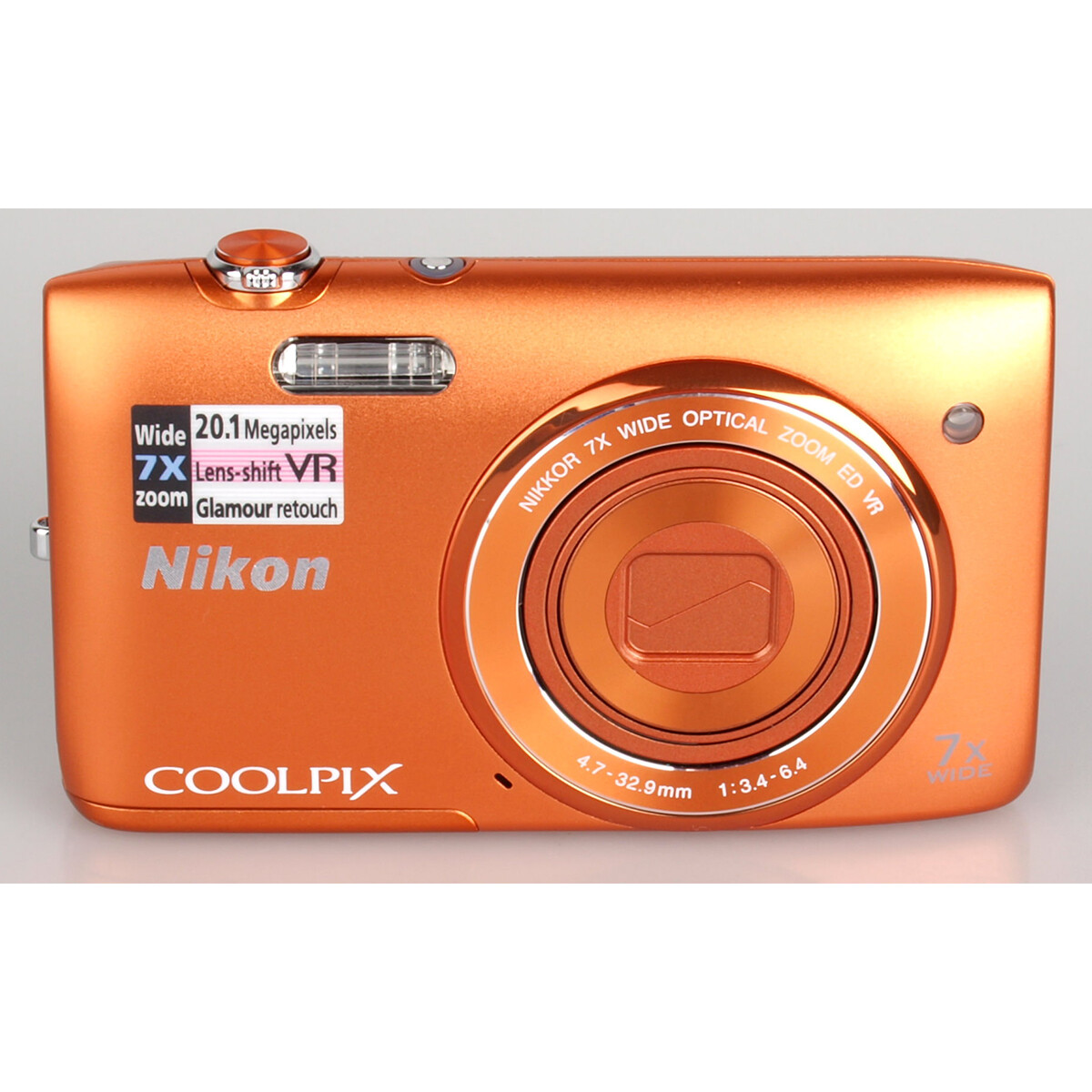 Nikon COOLPIX S3500 Digital Camera 20.1MP f/3.4 4× Digital Zoom 85
