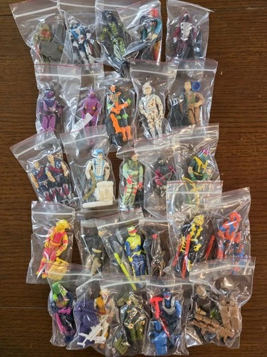 Lot of 80's GI Joe Action Figures - 27 Figures with Some Accessories G. I. Joe