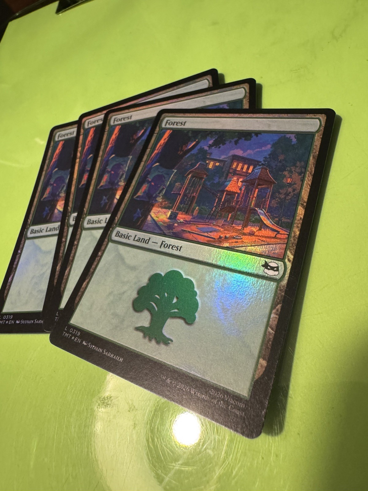 Forest L 0319- Mtg:  (TMT)  (x4) *FOIL