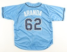 Jonathan Aranda Signed Tampa Bay Blue Jersey (PSA) Rays 2023 All Star 1st Base