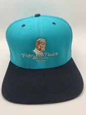 Vintage Pope John Paul II St. Louis 1999 New Era SnapBack Made In USA Hat Cap